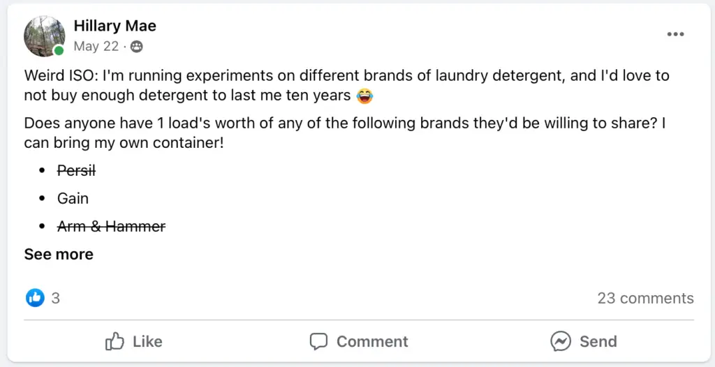 cheap good laundry detergent